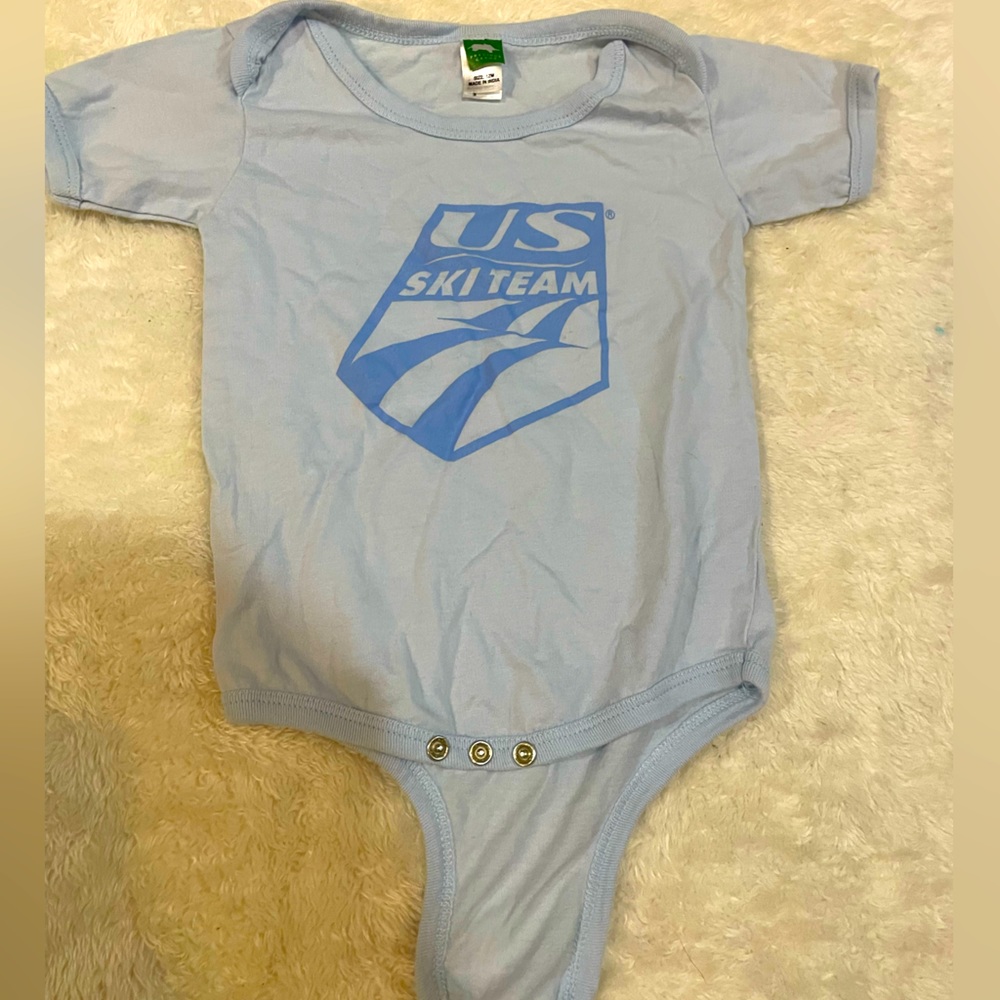 Us ski team 12 month onesie baby